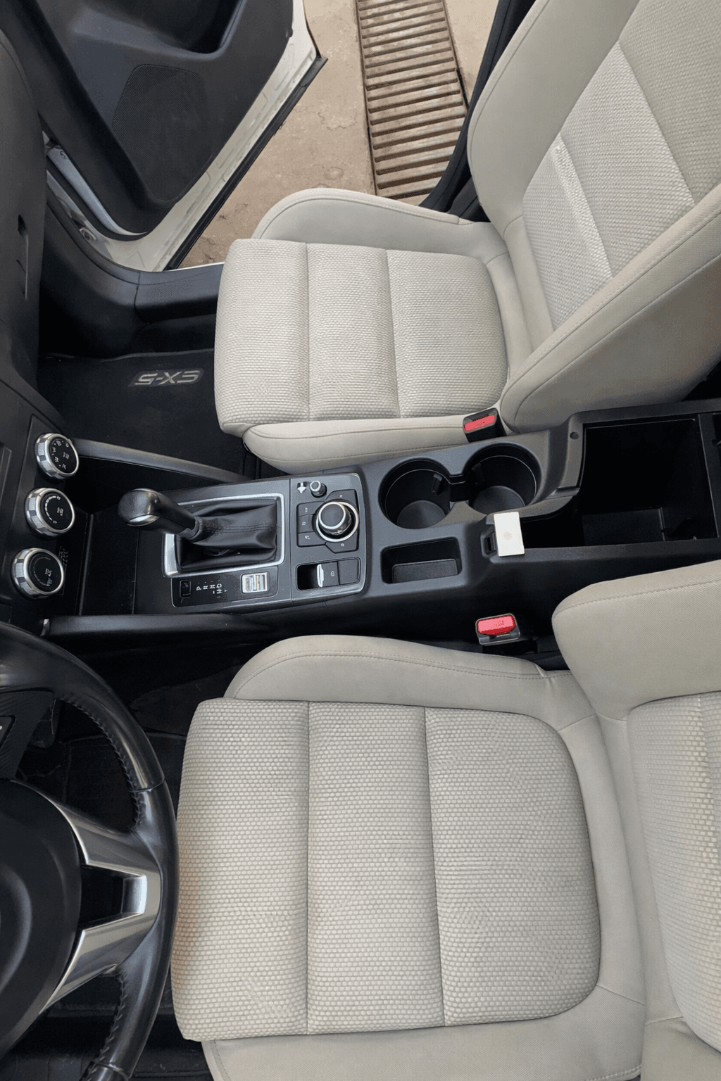 Treatment Interior before and after