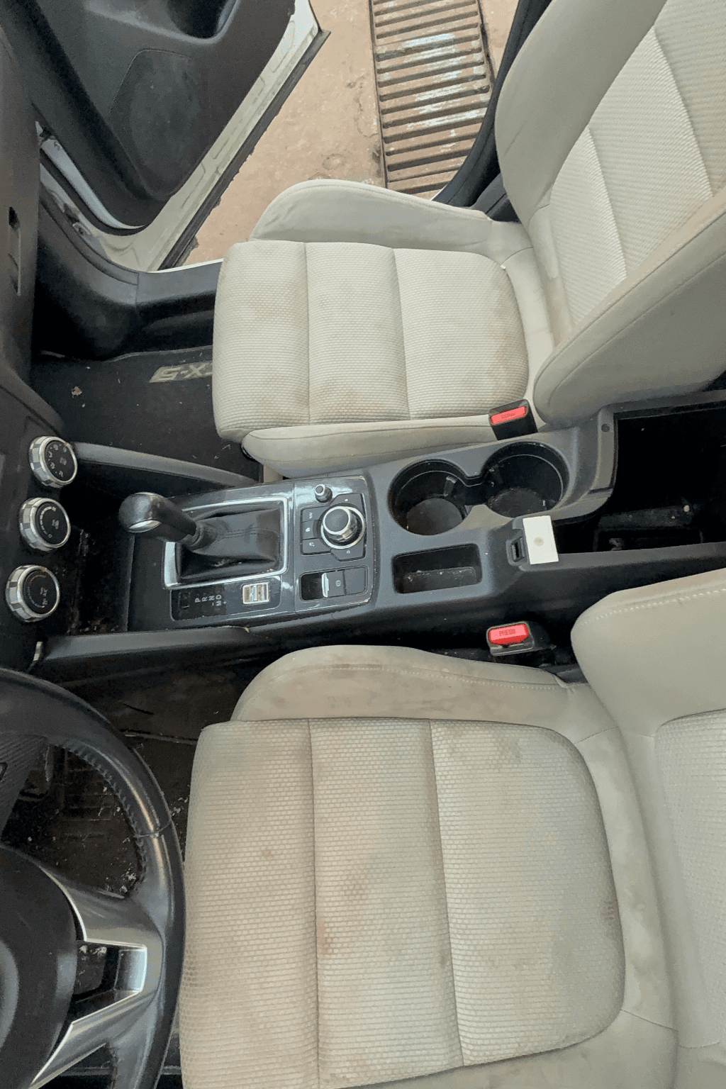 Treatment Interior before and after